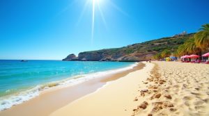 Plage d Agosta en Corse