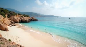 Plage d’alga (Lotu) en Corse