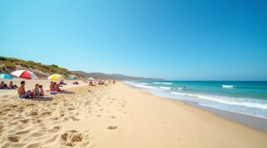 Plage de Borgo en Corse