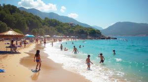 Plage de Cagnano en Corse