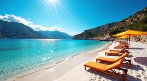 Plage de Cala Rossa en Corse
