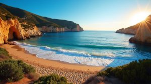 Plage de Cala d Agulia en Corse
