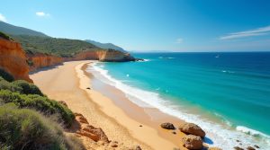 Plage de Capineru en Corse