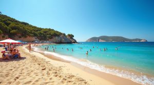 Plage de Favone en Corse
