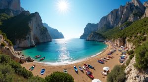 Plage de Ficajola à Piana