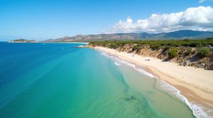 Plage de Fiume Santu en Corse