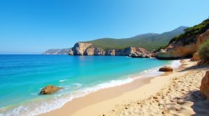 Plage de Galéria en Corse