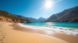 Plage de Gradelle en Corse