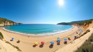 Plage de Laurosu en Corse