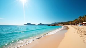Plage de Marinella à Ajaccio