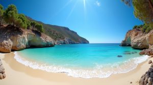 Plage de Mavella en Corse