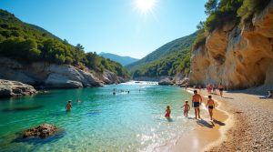 Plage de Pietrapola en Corse