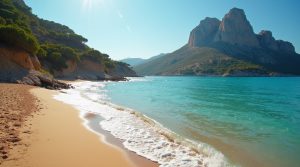 Plage de Pinia en Corse