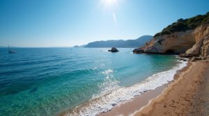 Plage de Porto en Corse
