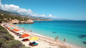 Plage de Sant Ambroggio en Corse
