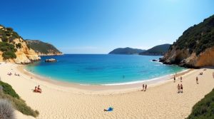 Plage de Tamarone au Cap Corse