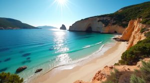 Plage de Terre Sacrée en Corse