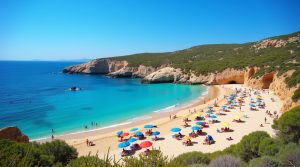 Plage de Verghia en Corse