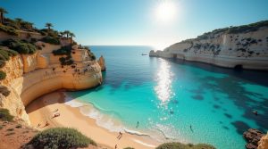 Plage de l Arinella à Bonifacio