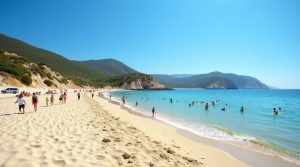 Plage de la Roya à Saint-Florent