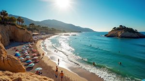 Plage du Grigione à Bastia