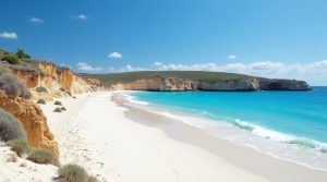 Plage du Lotu en Corse